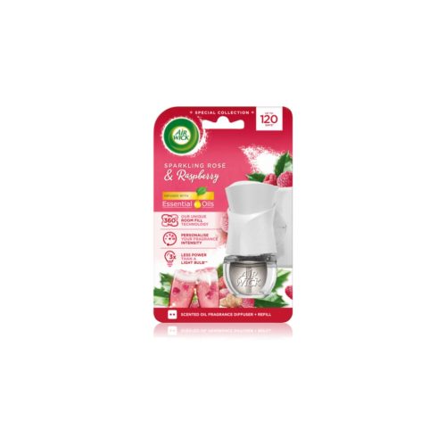   Air Wick elektromos illatosító készülék+ut.19 ml Sparking Rosé&Raspberry