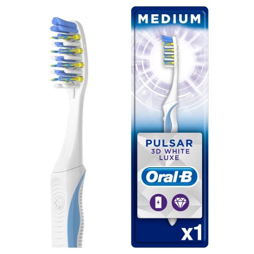 Oral-B elektromos fogkefe 3D White Lux Pulsar Medium