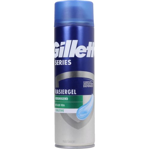 Gillette borotvagél 200 ml Series Sensitive Aloe Vera