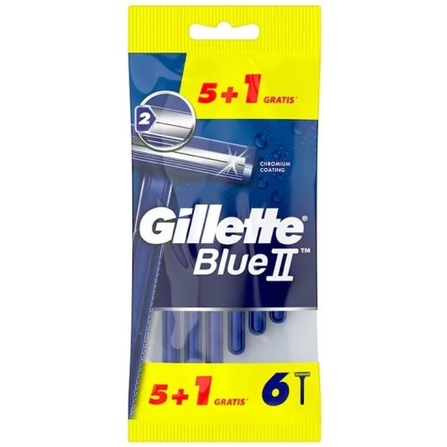 Gillette eldobható borotva 6 db Blue II
