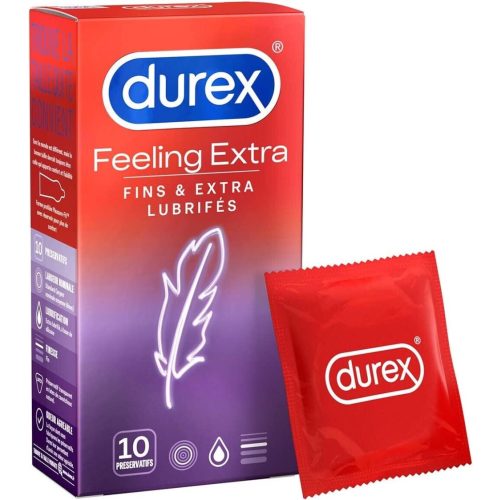 Durex óvszer 10 db Feeling Extra
