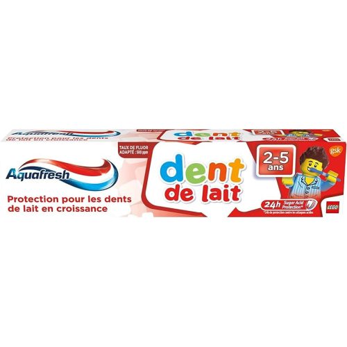 Aquafresh gyerek fogkrém 50 ml - Dent de Lait 2-5 éveseknek