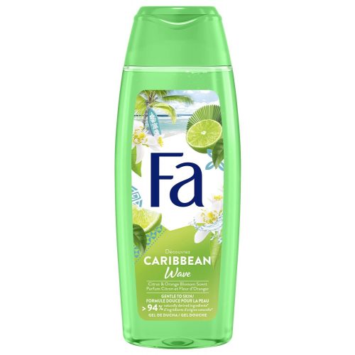 Fa tusfürdő 250 ml Carribean Wave Parfum Citrus-Fleur d' Orange