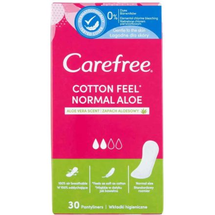 Carefree tisztasági betét 30 db Cotton Aloe