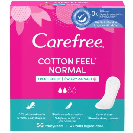 Carefree tisztasági betét 56 db Cotton Fresh