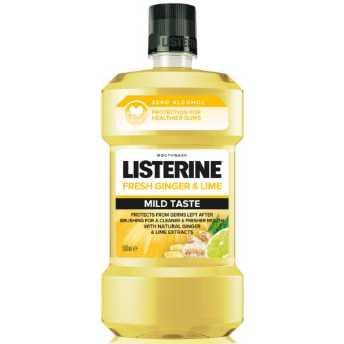 Listerine szájvíz 500 ml Fresh Ginger&Lime