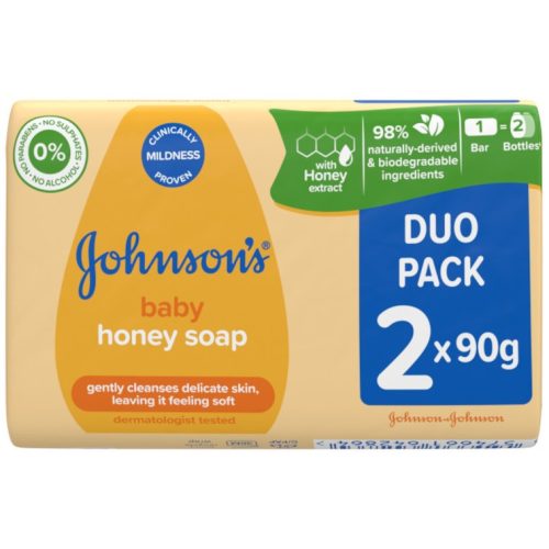 Johnson's Baby szappan 2x90 g Honey