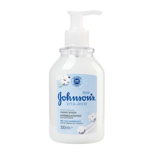 Johnson's folyékony szappan pumpás 300 ml Cotton Milk