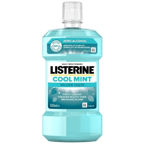 Listerine szájvíz 500 ml Cool Mint Milder Taste