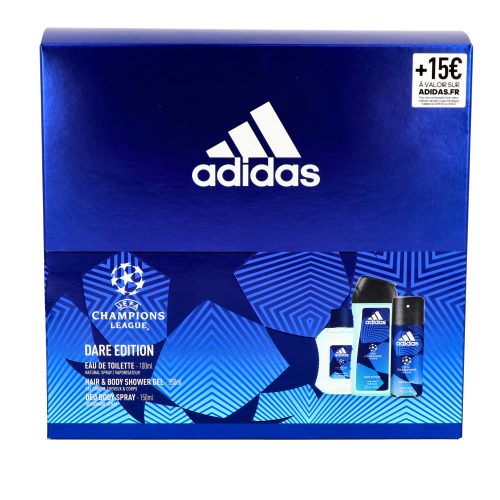 Adidas gift set men Champions League Dare Edition Edt 100 ml+shower gel 250 ml+d
