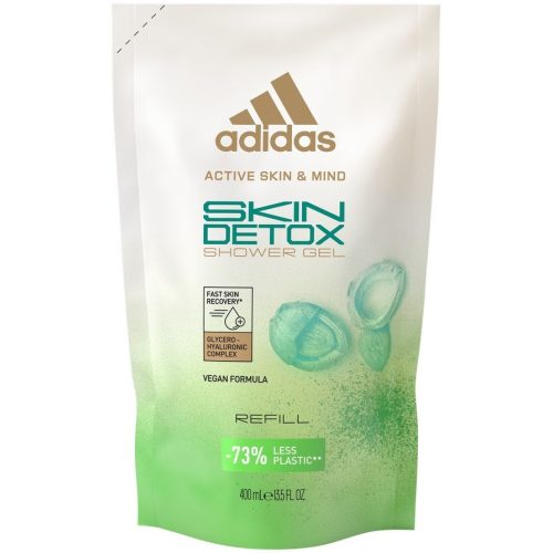 Adidas tusfürdő utántöltő férfi 400 ml Skin Detox