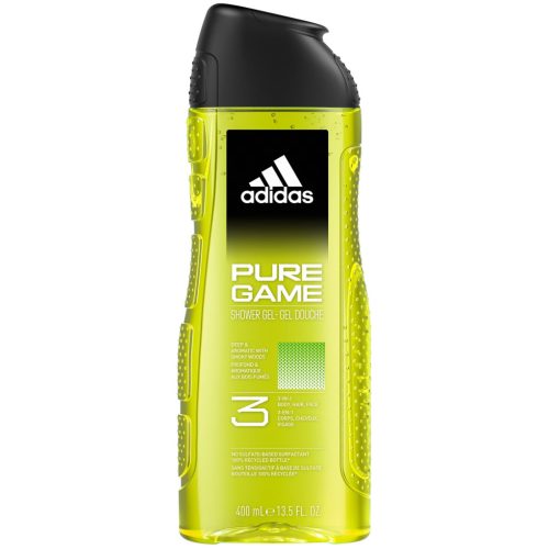 Adidas tusfürdő férfi 400 ml 3in1 Pure Game