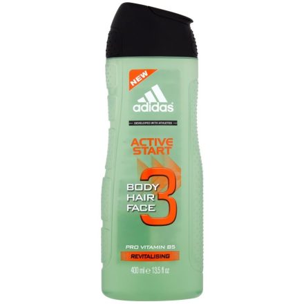 Adidas tusfürdő férfi 400 ml 3in1 Active Start