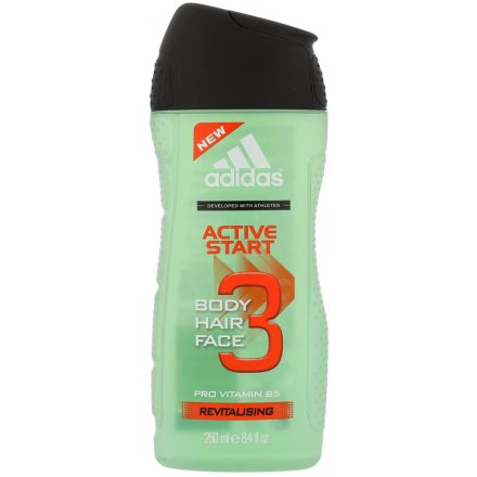Adidas tusfürdő férfi 250 ml 3in1 Active Start
