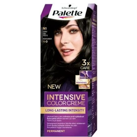 Palette krémhajfesték 2x50ml Intensive Color Cream Ónixfekete N1