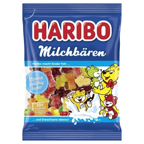 HARIBO Milchbären 85g (24 db/#, 336 db/sor)