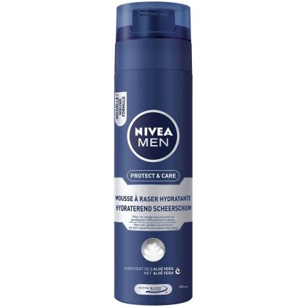 Nivea borotvahab 200 ml Protect&Care Hydratante