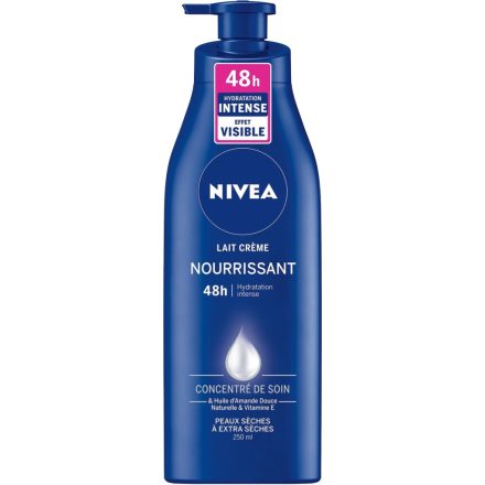 Nivea testápoló pumpás 250 ml Nourishing Cream Milk