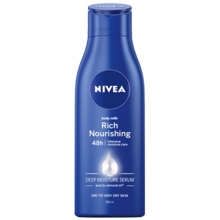Nivea testápoló 250 ml Body Milk(Rich Nourishing)