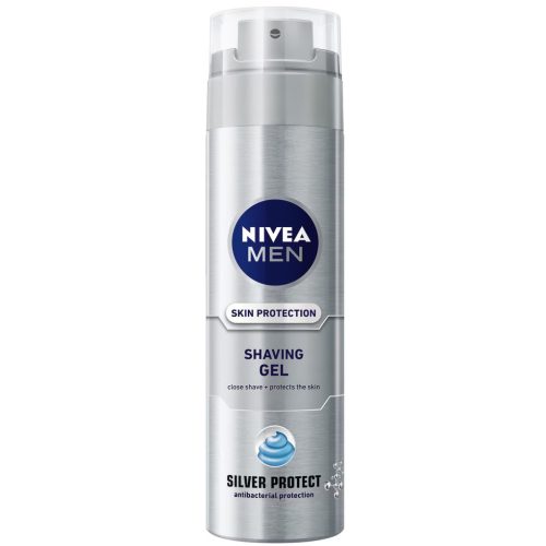 Nivea borotvagél férfi 200 ml Silver Protect