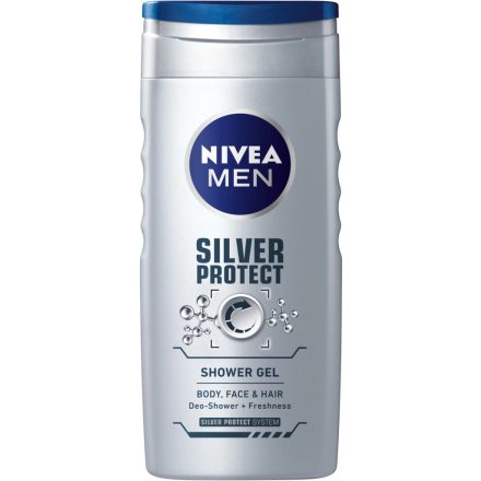 Nivea tusfürdő férfi 500 ml Silver Protect