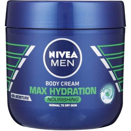 Nivea testápoló krém tégelyes férfi 400 ml Max Hydration