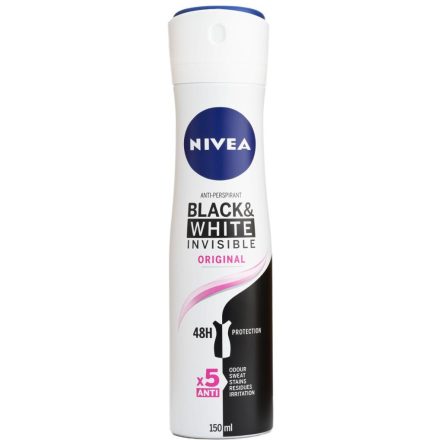 Nivea dezodor 150 ml Invisible B&W Clear