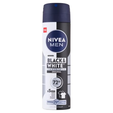 Nivea dezodor férfi 150 ml Invisible B&W Original/Power