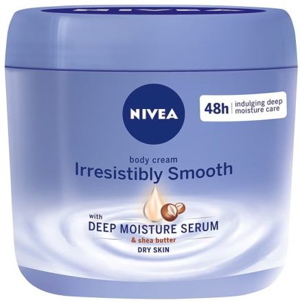 Nivea testápoló krém tégelyes 400 ml Irresistibly Smooth