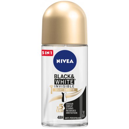 Nivea roll-on 50 ml Invisible B&W Silky Smooth
