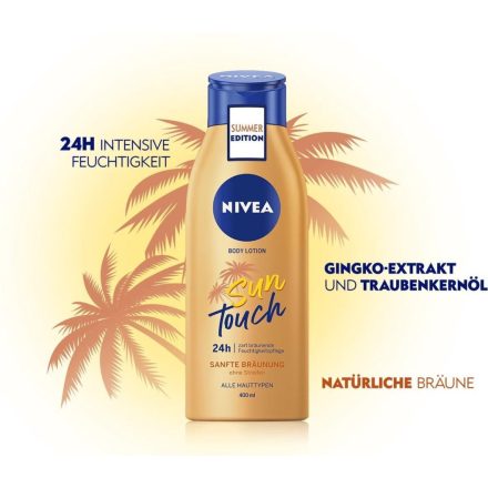 Nivea testápoló 400 ml Önbarnító testápoló Sun Touch