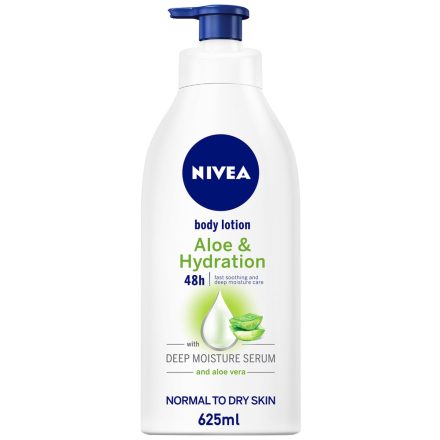 Nivea testápoló pumpás 625 ml Aloe&Pflege Serum