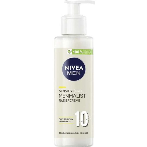 Nivea borotvakrém pumpás 200 ml Menmalist Sensitive Pro