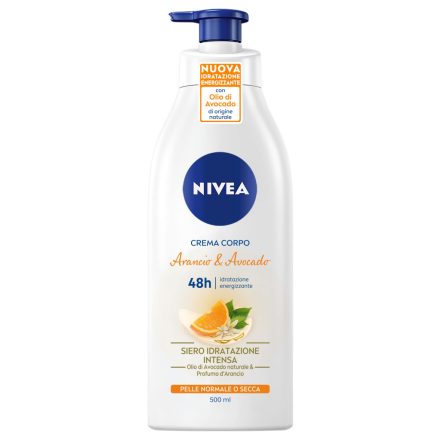 Nivea testápoló pumpás 500 ml Orange&Avocado