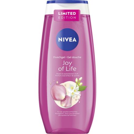 Nivea tusfürdő 250 ml Joy of Life Parfum Rose&Jasmin Flower