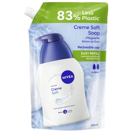 Nivea folyékony szappan utántöltő 500 ml Cream Soft
