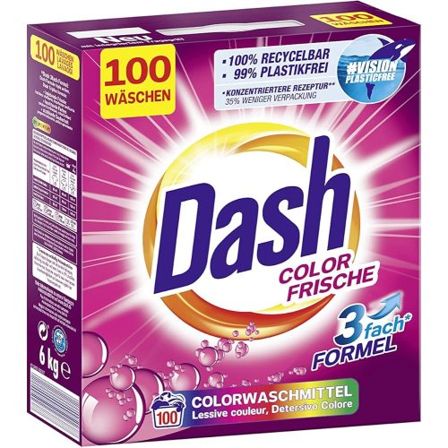 Dash mosópor dobozos 100 mosás 6 kg Color Fresh