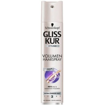 Gliss Kur hajlakk 250 ml Volumen 3
