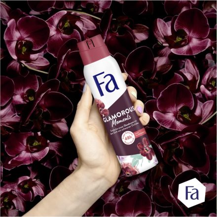 Fa dezodor 150 ml Glamorous Moments Black Orchid 0% Aluminium