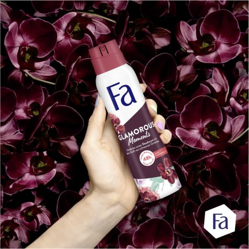   Fa dezodor 150 ml Glamorous Moments Black Orchid 0% Aluminium