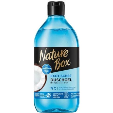 Nature Box tusfürdő 385 ml Coconat