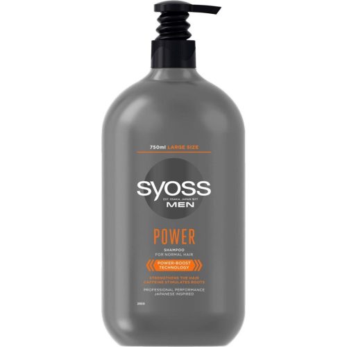 Syoss sampon pumpás férfi 750 ml Power Boost