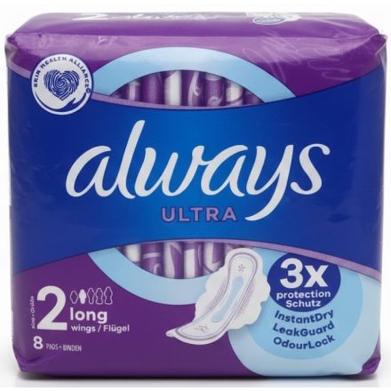 Always eü.betét 8 db Ultra/Free Day Long Size 2
