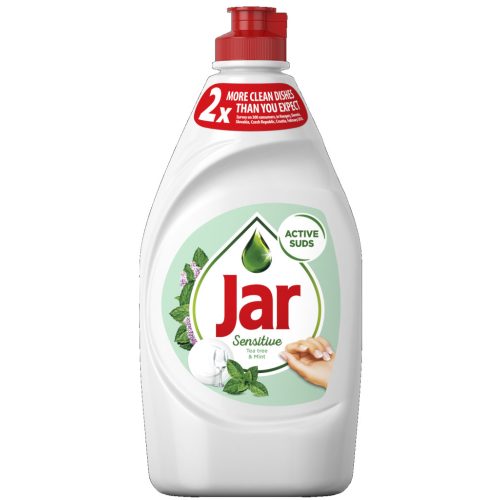 Jar folyékony mosogatószer 450 ml Sensitive Tea Tree&Mint