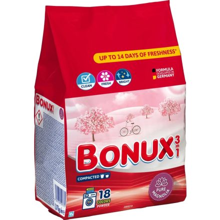 Bonux mosópor zacskós 18 mosás 1,17 kg 3in1 Color Magnolia
