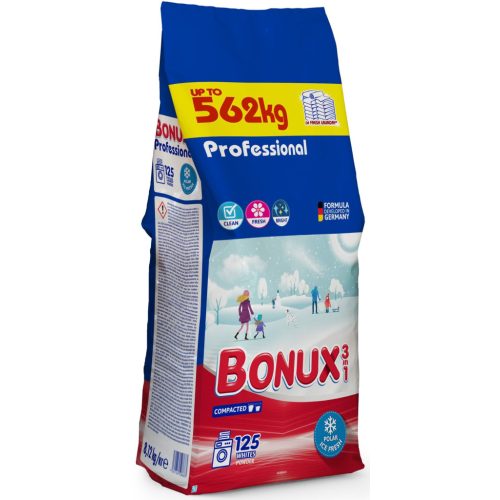 Bonux mosópor zacskós 125 mosás 8,12 kg 3in1 Ice Fresh