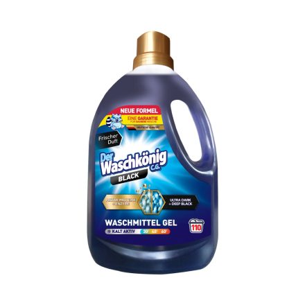 Der Waschkönig mosógél 3,305 l 110 mosás - black