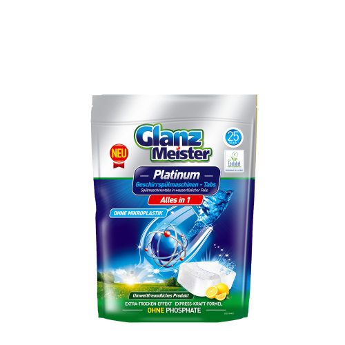 Glanz Meister Platinum mosogatógép tabletta 25 db ECO Label