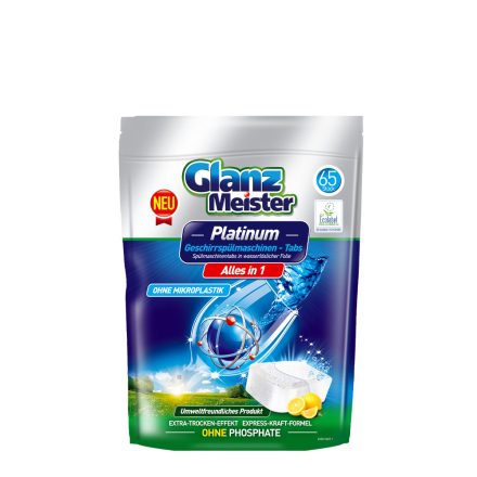 Glanz Meister ECO Label Platinum mosogatógép tabletta 65 db