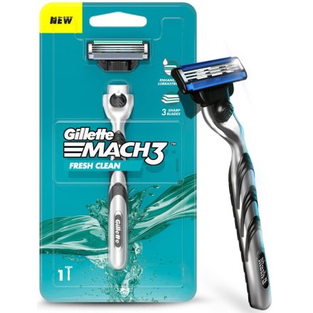 Gillette készülék+borotvabetét Mach3/Mach3 Fresh Clean
